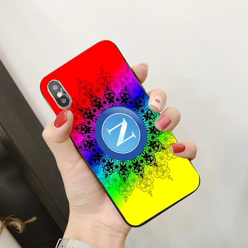 Phone Case Insigne Milik For iphone DIY For Napoli FC Case Black Soft TPU For iPhone 11Pro X XR XS MAX 7 8 7plus 6 6S 5S SE 5