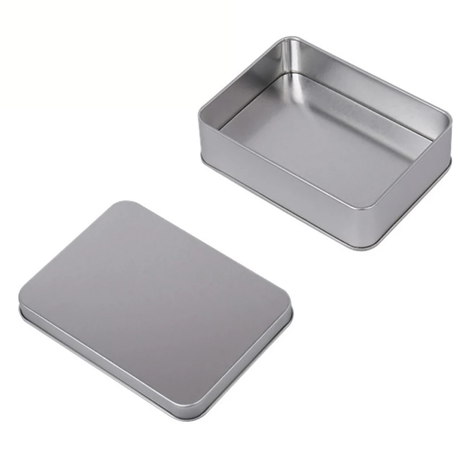 Xin Jia Yi Packaging Custom Embossed Tin Box Square Shape Small Metal Boxes Shallow | Дом и сад