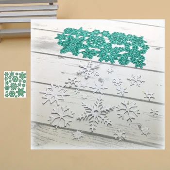 

Lucky Goddess Craft Metal cutting dies Snowflake set Scrapbook paper craft knife mould blade punch stencils dies 2020
