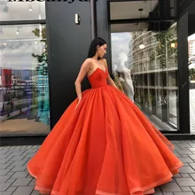 Mbcullyd милое оранжевое пышное платье шикарное Пышное милое бальное платье 16 выпускное платье vestidos De 15 Anos для черных девочек