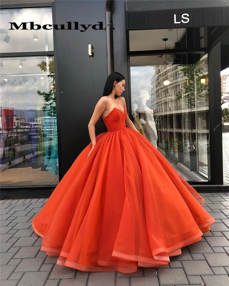 orange 15 dress