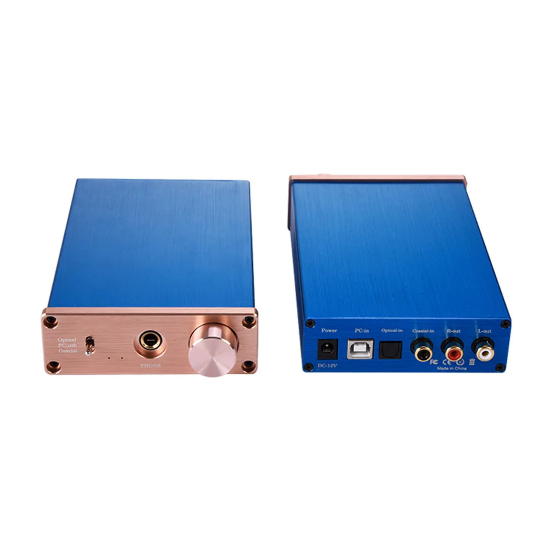 Цифровой аудио декодер USB DAC вход USB/коаксиальный/оптический выход RCA/6,35 мм 192 кГц DC12V усилитель для наушников аудио конвертер
