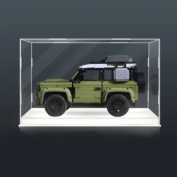 

MODIKER Building Block Acrylic Dustproof Display Box Show Box for Off-Roader 42110 - Black Bottom Built - in Light Type