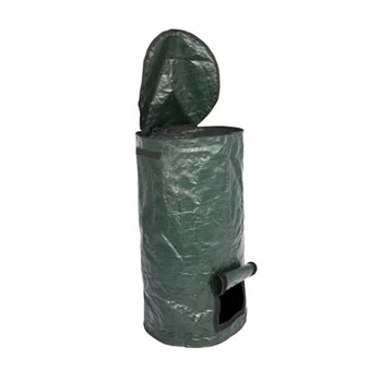 

Reuseable Garden Leaf Waste Can Yard Compost Bin Waste Disposal Bag Composting Fruit Kitchen Waste Grower Bags