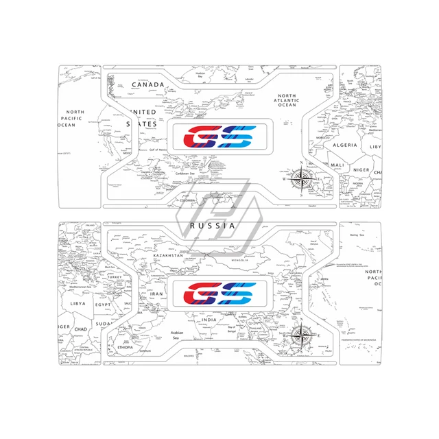 For BMW Vario Case 2004-2012 Easy Remove Motorcycle Sticker for F800GS F850GS G310GS F750GS R1200GS R1250GS white