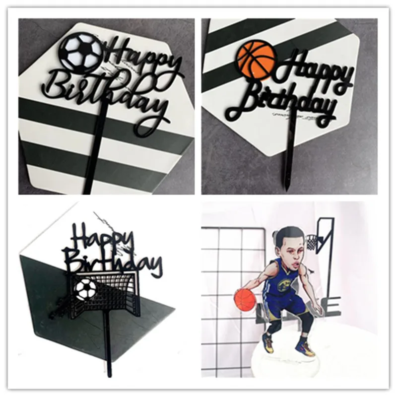 New Happy Birthday Male God Basket Cappello Da Torta In Acrilico Simpatico Cappello Da Torta In Acrilico Decorazione Per Torta Per Bambini