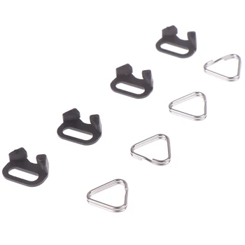 

4 Sets Belt Hook Camera Shoulder Strap Split Triangle Ring Replacement Camera Strap Buckle For Digital Camera Strap Split Rings