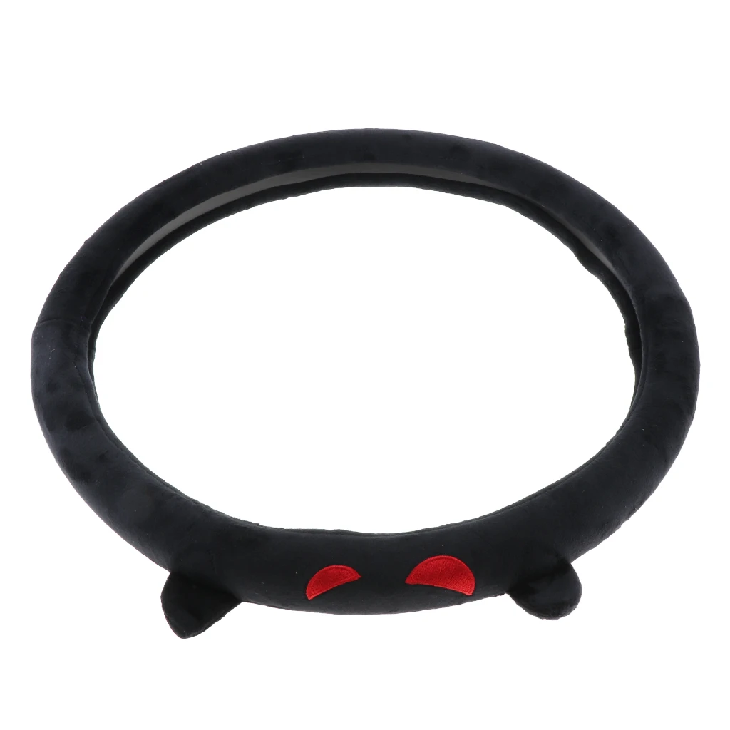 Cartoon Car/Auto Steering Wheel Cover Antislip Protector Plush