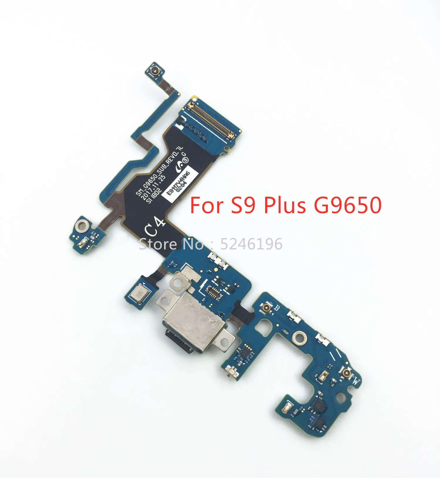 1 шт. Micro USB PCB зарядное устройство док-порт мини-разъем гибкий кабель для Samsung Galaxy S9