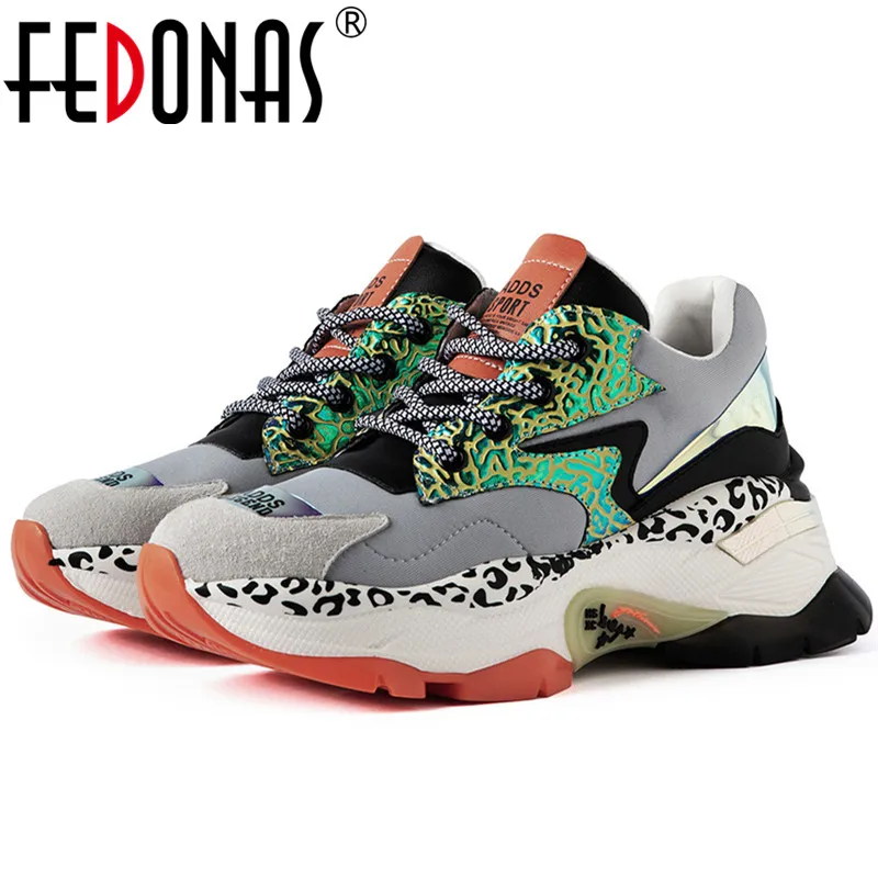 

FEDONAS Fashion Mixed Colors Women Flats Spring Flats Platform Casual Shoes Woman Comfortable Female Sports New Women Sneakers