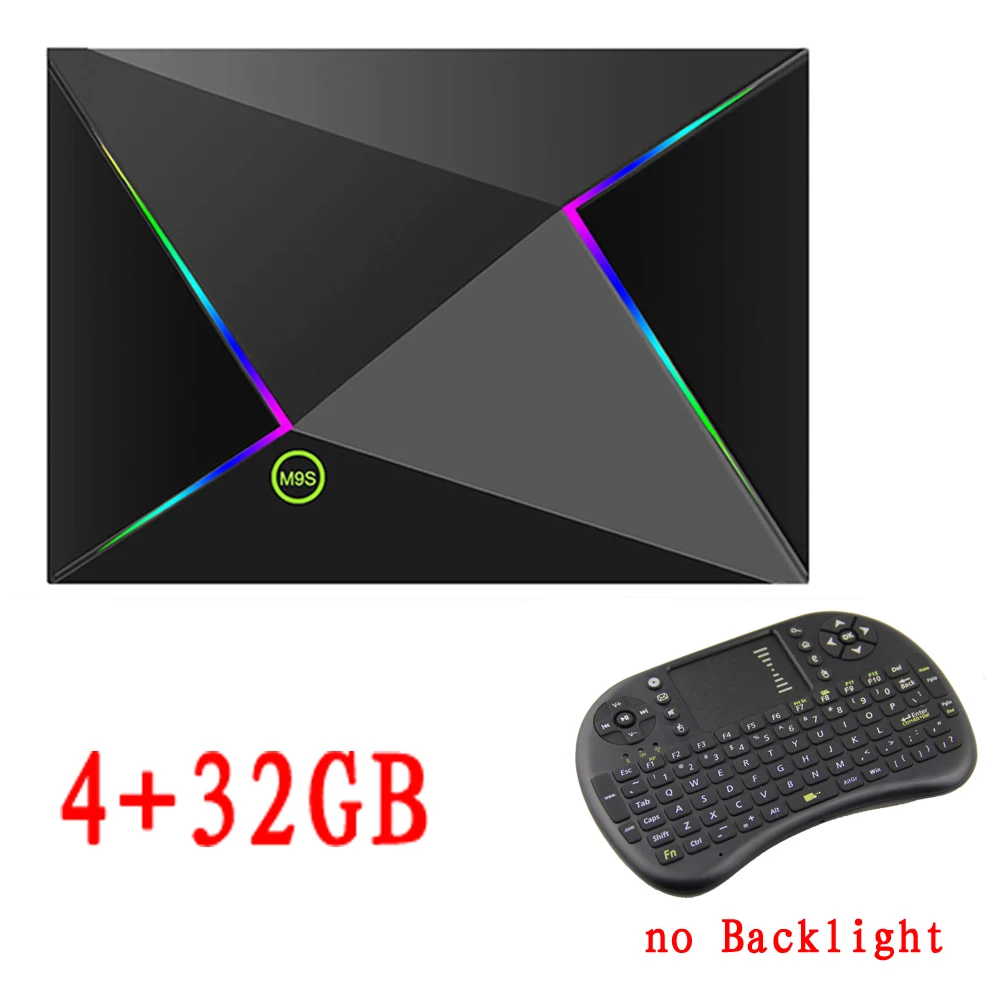 Black M9S Z8 Смарт ТВ коробка 6K Android 9,0 ТВ коробка, 4 Гб оперативной памяти, 32 Гб встроенной памяти 4 Гб 64 Гб Встроенная память 4 ядра H.265 USB3.0 2,4G, Wi-Fi, IPTV Set-top Box - Цвет: Black