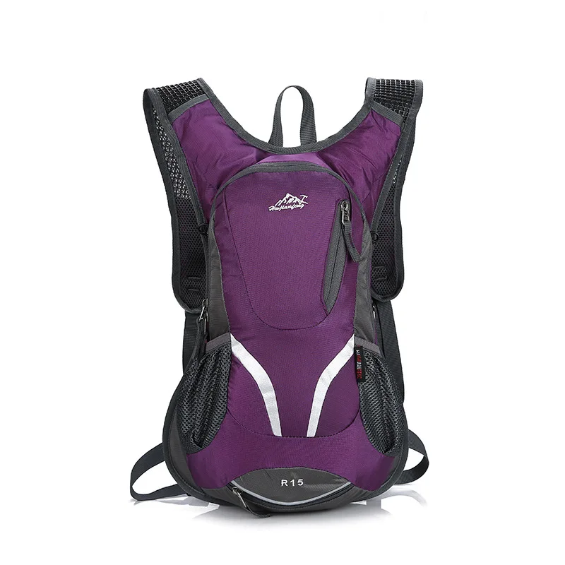 Открытый мешок воды гидратации водонепроницаемый рюкзак Кемпинг Туризм езда спортивная сумка воды пакет мочевого пузыря контейнер - Цвет: Purple