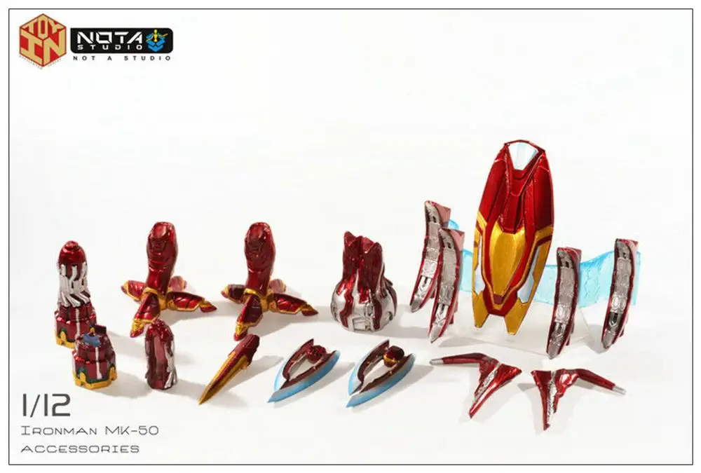 

Nota Studio IN TOY 1/12 Scale Iron Man Mark 50 Armor kit sets will arrival