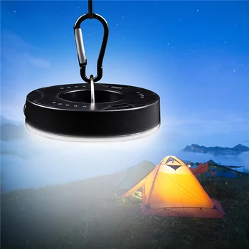 

Portable LED Camping Modes COB Clip Light Hook Flashlight Tent Emergency Lamp Hanging Lantern Nightlight