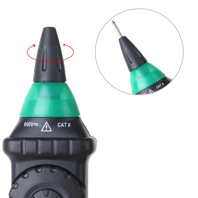 Mastech MS8211 Цифровой мультиметр ручка-Тип Бесконтактный детектор напряжения переменного тока авто-диапазон тестовый зажим сумка для переноски