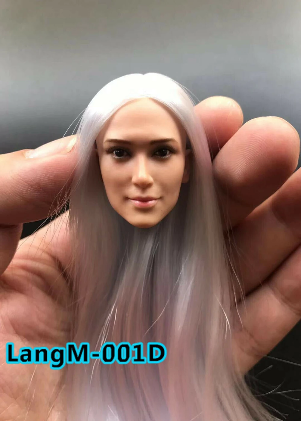 LangM-001 Голливуд фильм звезда красота девушка голова 1/6 голова Блонд Волосы лепить красные кудри выпрямление ПВХ голова для женщин фигурка