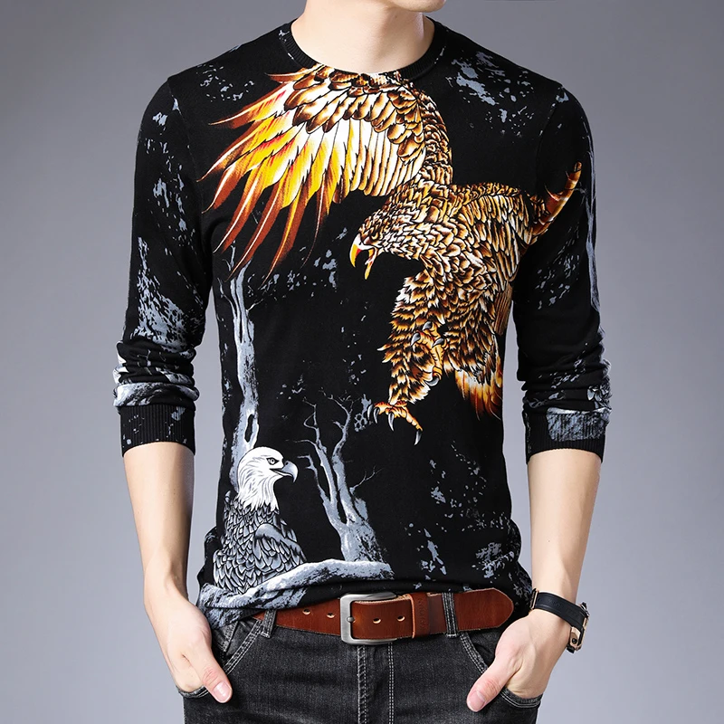 printed sweaters for men