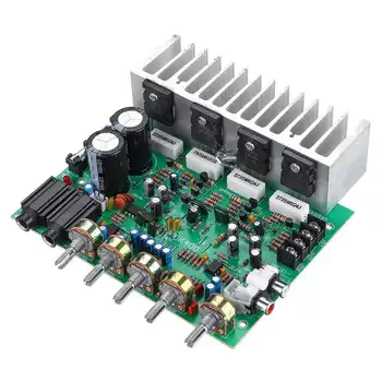 

250W+250W 2.0 Channel Amplifier Board High-power Field Effect 447/385 Reverberation Amp Board Knob Model OK-400 2 AC22-26V