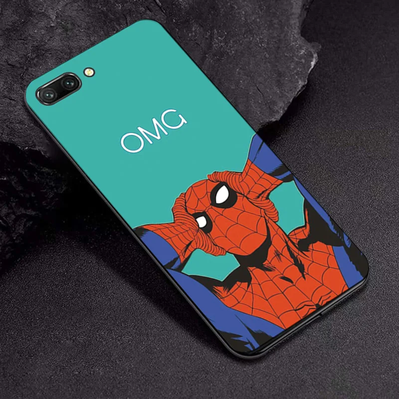 Чехол с изображением Мстителей для huawei Honor 10, черный чехол из ТПУ с изображением героев Marvel, чехол s для huawei Honor 10 Honor 10i 10 Lite V10, чехлы - Цвет: TPUBLK629