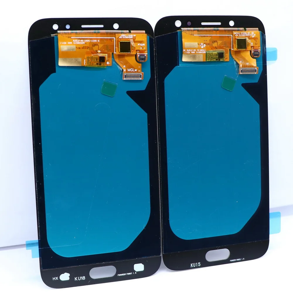 Супер AMOLED lcd для Samsung Galaxy J7 j730 J730F телефон ЖК-дисплей кодирующий преобразователь сенсорного экрана в сборе Контроль яркости
