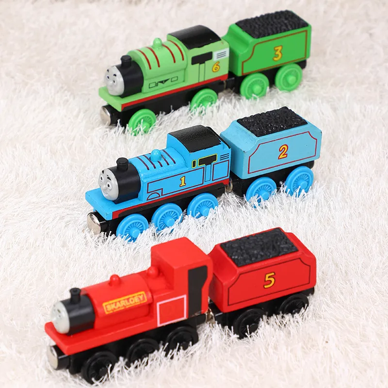 Игрушечный магнитный поезд Thomas and friends Джеймс Гордон Генри игрушечный деревянный