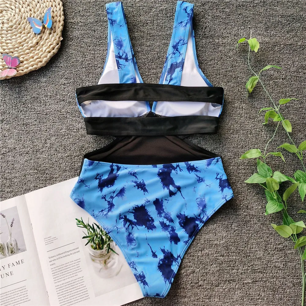 Vigorashely Sexy Tiefer V-Ausschnitt Bademode Damen Vintage Einteiliger Badeanzug 2026 Hochgeschnittener Monokini Badeanzug Schwimmbekleidung – Detail 38