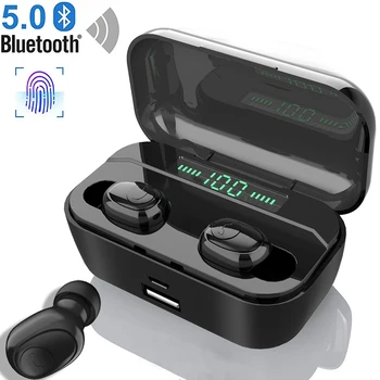 

LIGE Wireless Earphone LED Display Bluetooth 5.0 Headset HiFi Sound Quality Intelligent Noise Reduction TWS Bluetooth Headphones