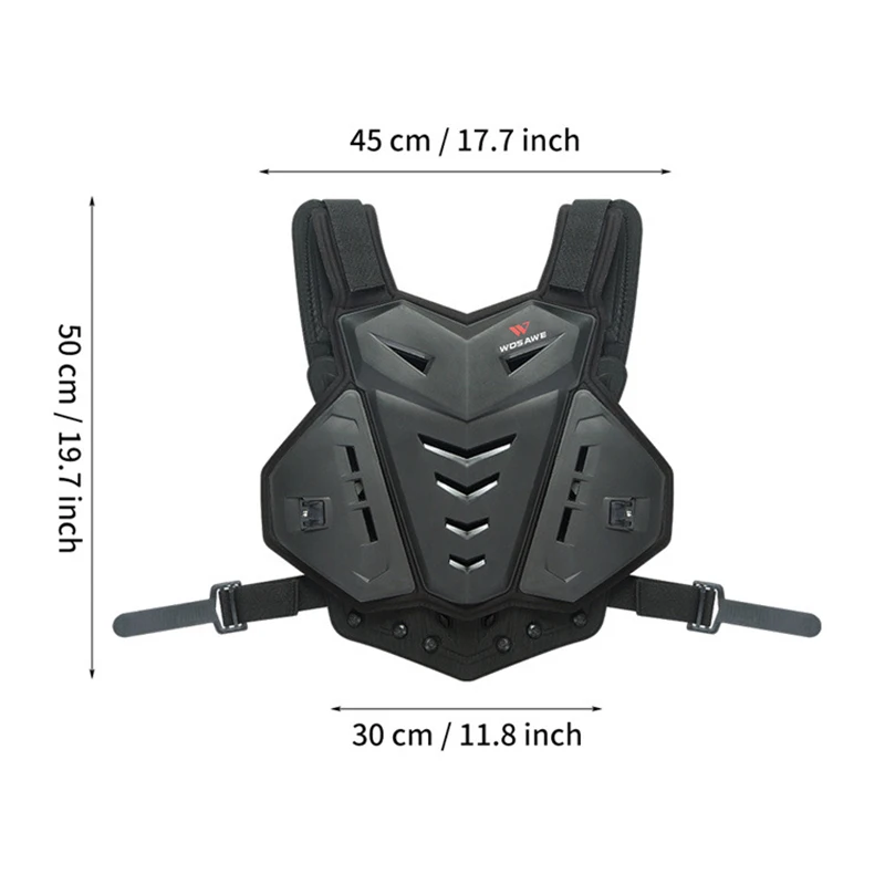 New Motorcycle Body Armor Motorcycle Jacket Motocross Moto Vest Back Chest Protector Off-Road Dirt Bike Skating Protective Gear