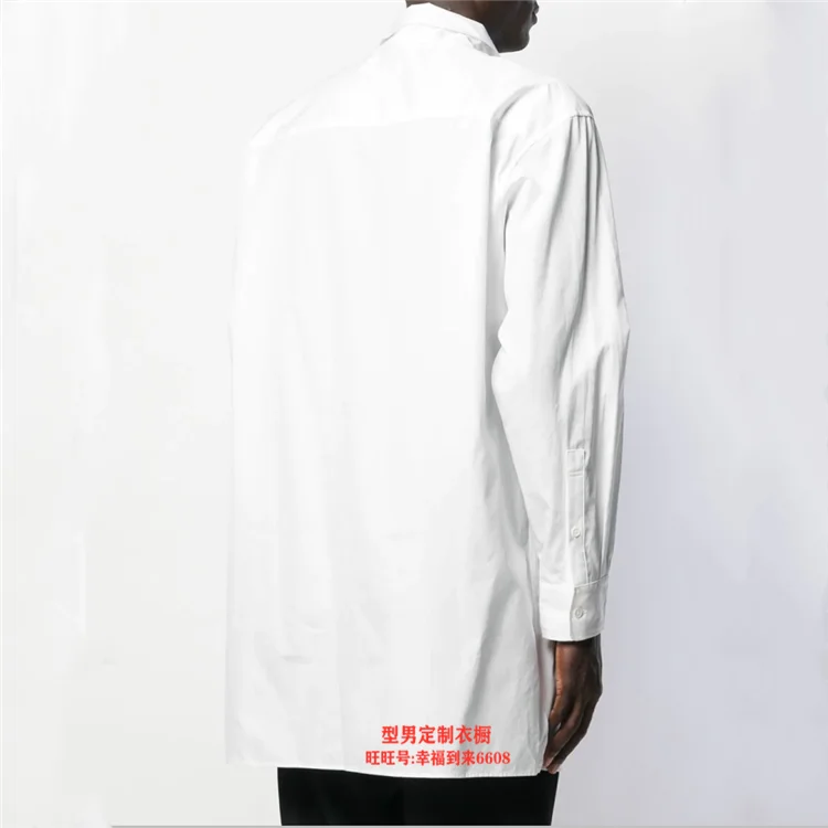 S~ 5XL! На заказ Новая трендовая Мужская дикая рубашка с длинными рукавами Красивая Повседневная рубашка Корейская тонкая Молодежная рубашка
