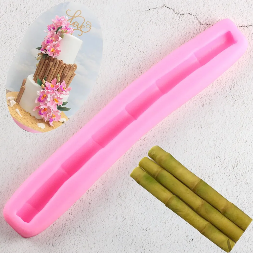 DIY бамбуковые силиконовые формы для выпечки Форма помадка для кекса торт декратеры печенья выпечки конфеты шоколадная мастика формы