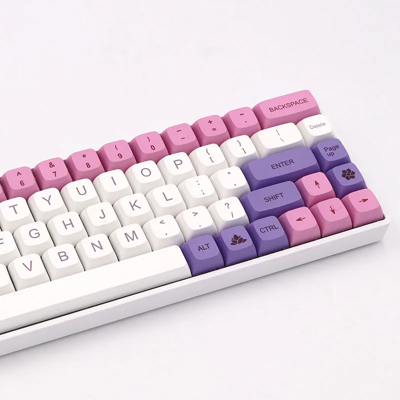 Teclado mecânico com fio USB, 134 Keycaps