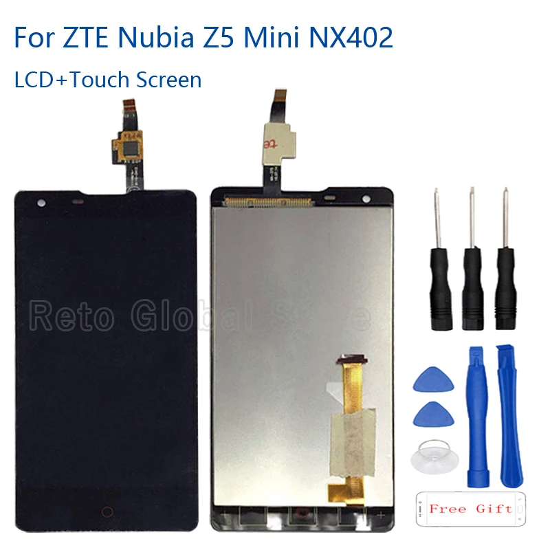 

4.7" For ZTE Nubia Z5 Mini NX402 NX402J LCD Display Touch Screen Digitizer Replacement For ZTE Z5 Mini Mobile Phone LCD Repair