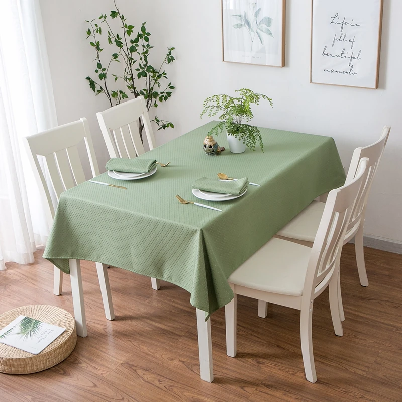 UFRIDAY New Jacquard Table Cloth Tablecloth Dining Waterproof Thickened Table Cover For Hotel Resta
