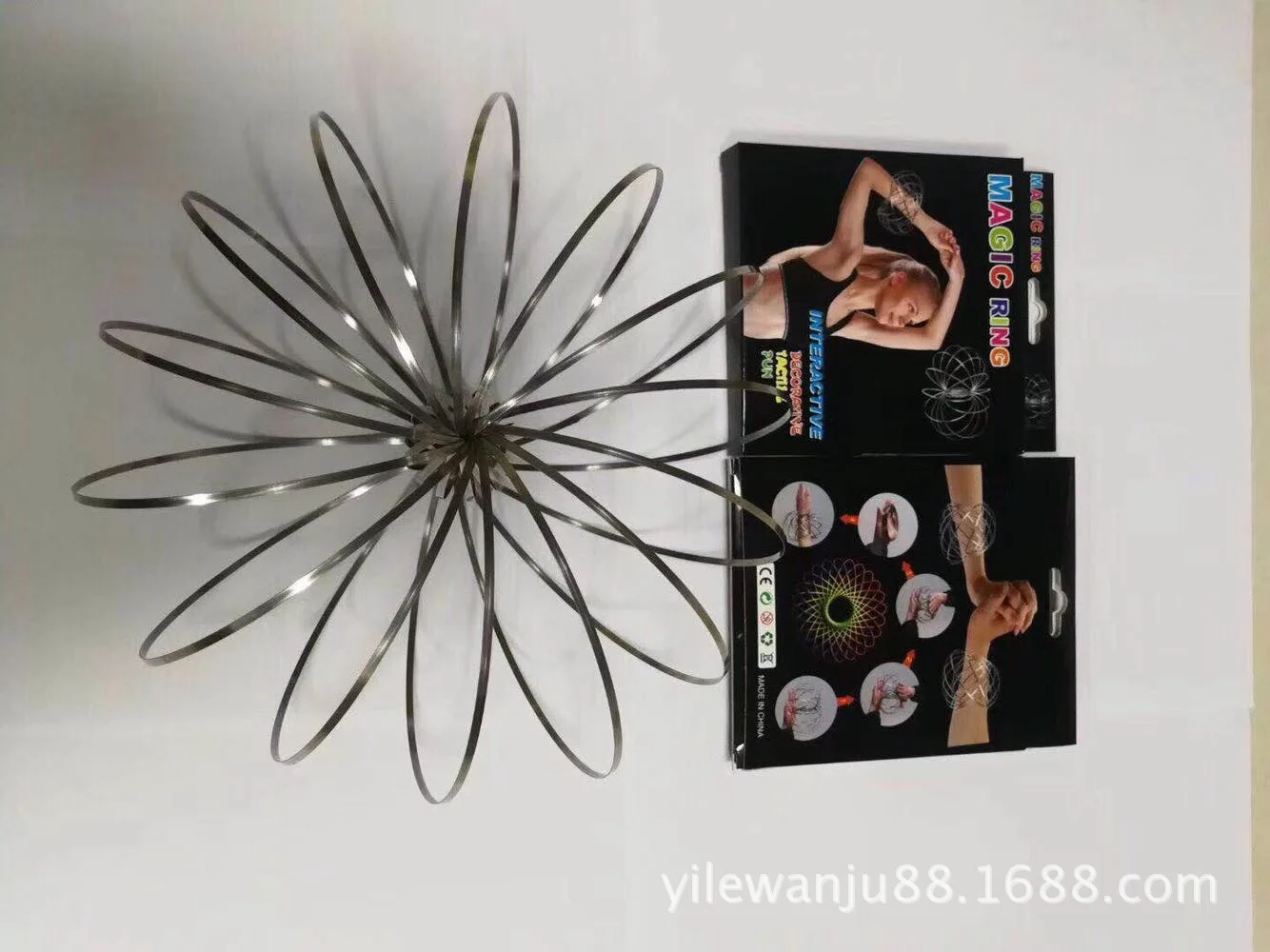 Волшебная игрушка жидкий браслет из нержавеющей стали 3D волшебный браслет реквизит крупным планом железное кольцо новинка декомпрессионная игрушка Прямая