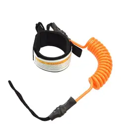 Practical Surfing Hand Rope Strong Elasticity Outdoor Tool Coiled Surf Leash Longboard Surf Leash