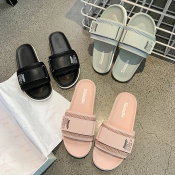 

Summer Slippers Women Casual Massage Durable Flip Flops Beach Sandals Female Wedge Shoes Floral Lady Room Slippers Women Shoes