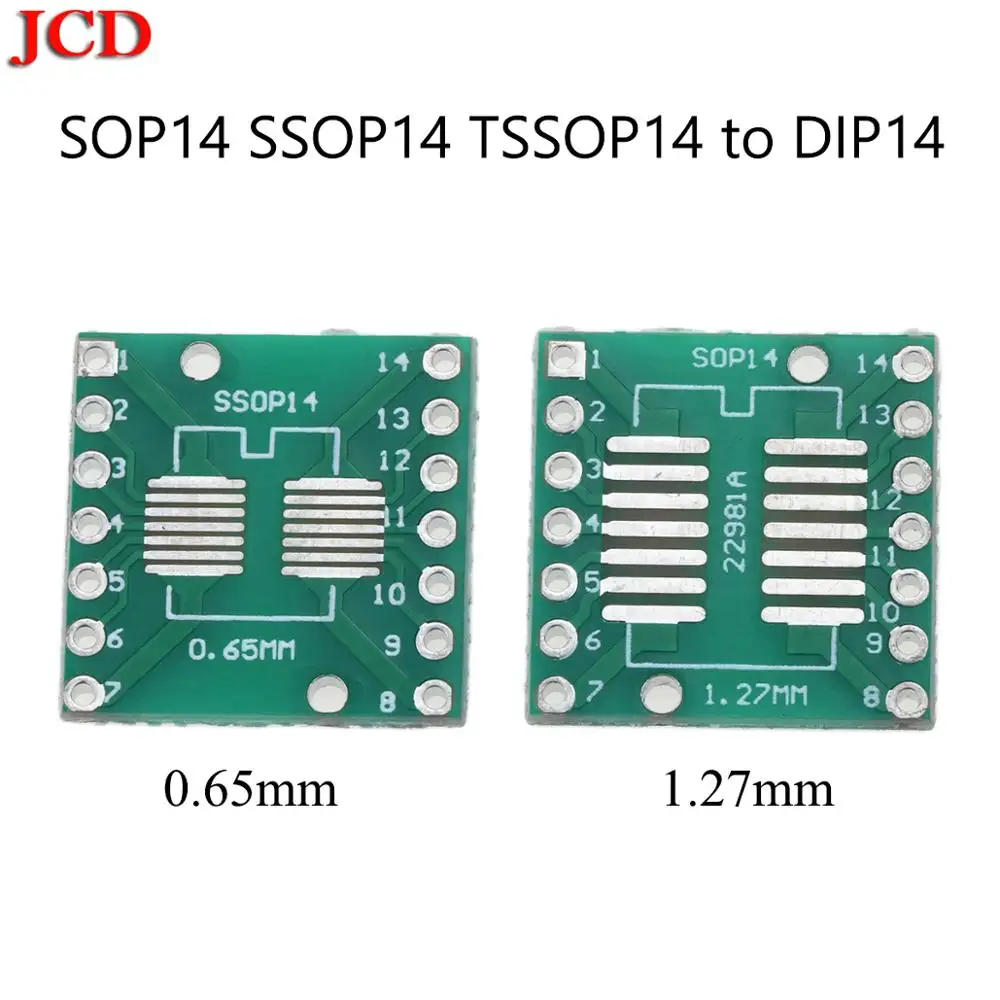 JCD комплект печатной платы SMD поворот к DIP SOP MSOP SSOP TSSOP SOT23 8 10 14 16 20 24 28 SMT к DIP SMD преобразователь адаптера