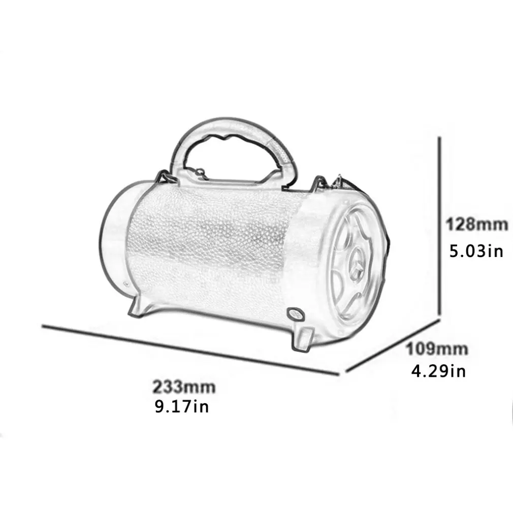 Portable Wireless Speaker Subwoofer Stereo Bass Card Music Player Shock the Audience Trend Front Portable Wireless Speaker Subwoofer Stereo Bass Card Music Player Shock the Audience Trend Front