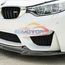 3 к Настоящее углеродное волокно передний спойлер для BMW F80 M3 F82 F83 M4 2014UP B256