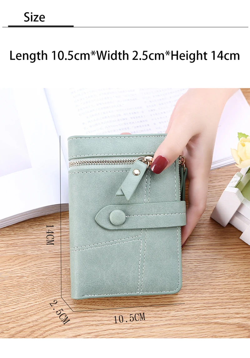 High Quality Women's Wallet Short Women Coin Purse Wallet Ladies Card Holder Small Hasp Money Bag Clutch Carteira кошелек
