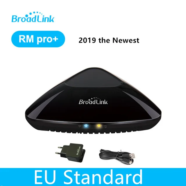 Broadlink rm pro+ RM3 Универсальный Интеллектуальный пульт дистанционного управления умный дом автоматизация WiFi+ IR+ RF переключатель для IOS Android Phone - Цвет: EU  1PCS