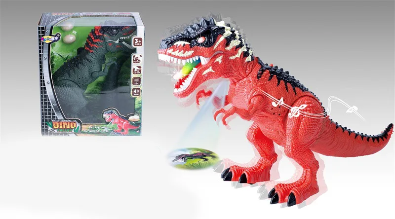 

Children Electric Dinosaur Toy Smart Simulated Animal Will Walk Electric T-Rex Robot Stall Supply of Goods