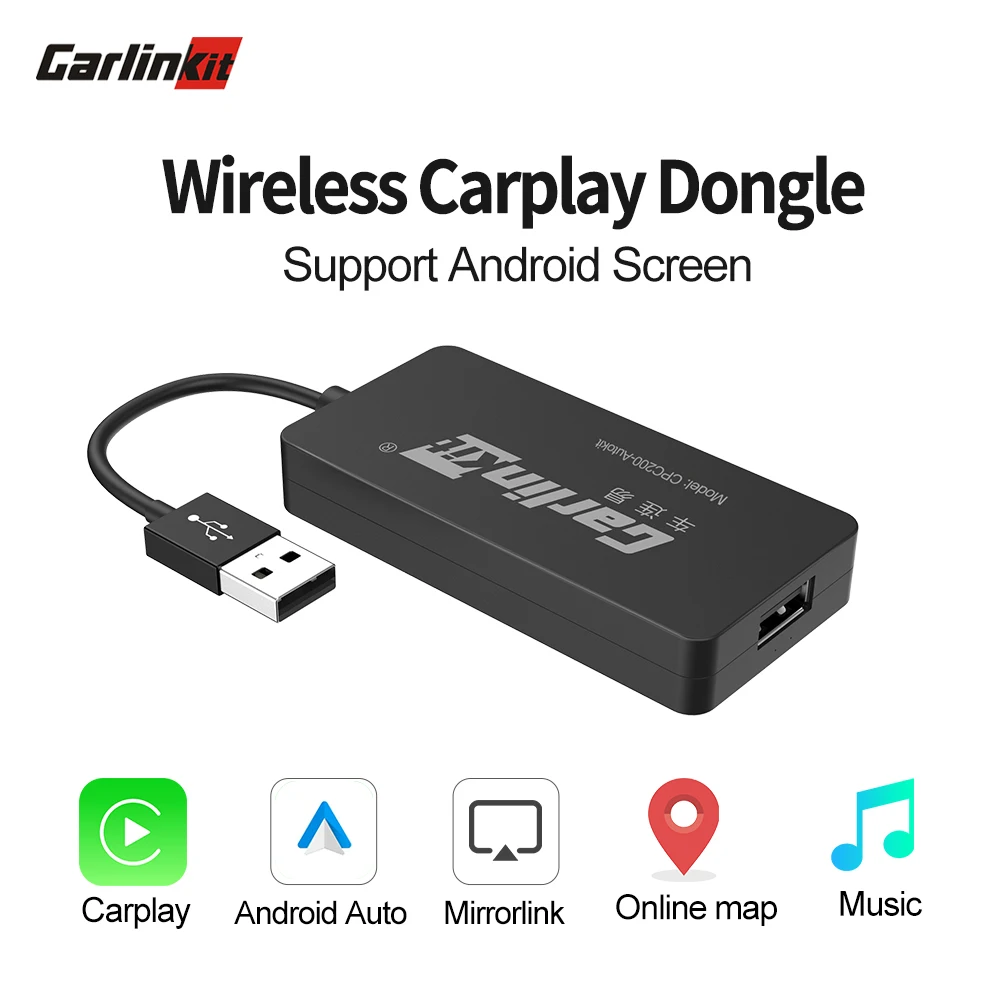 Горячая Распродажа Carlinkit USB внешний порт Carplay для Android Автомагнитола сенсорный
