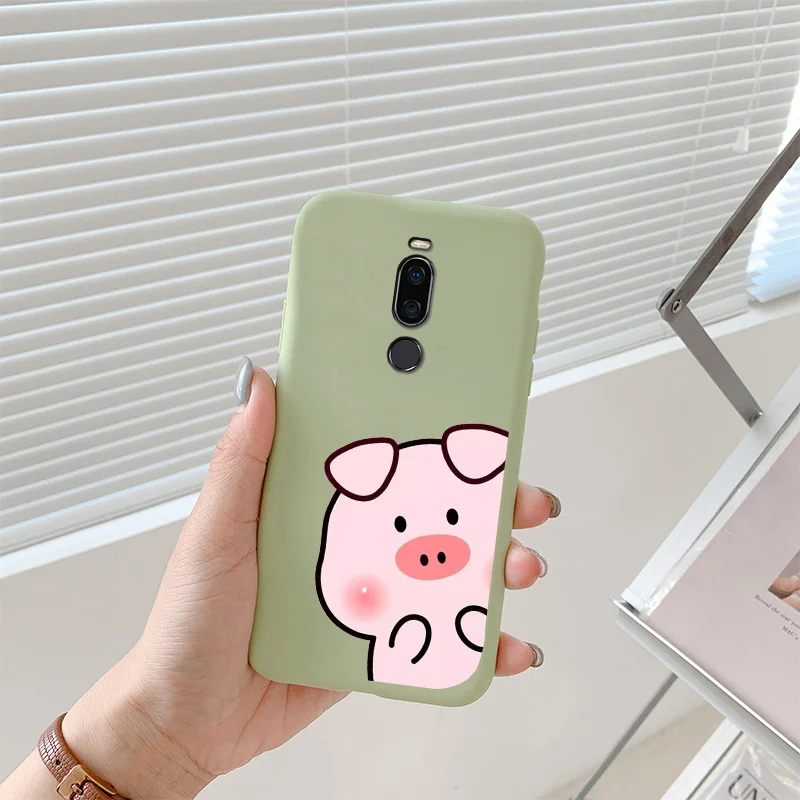 Cute Animal Pattern Phone Cover For Meizu X8 Case Cartoon Soft Silicone Painted Shell Shockproof Protection Bags 