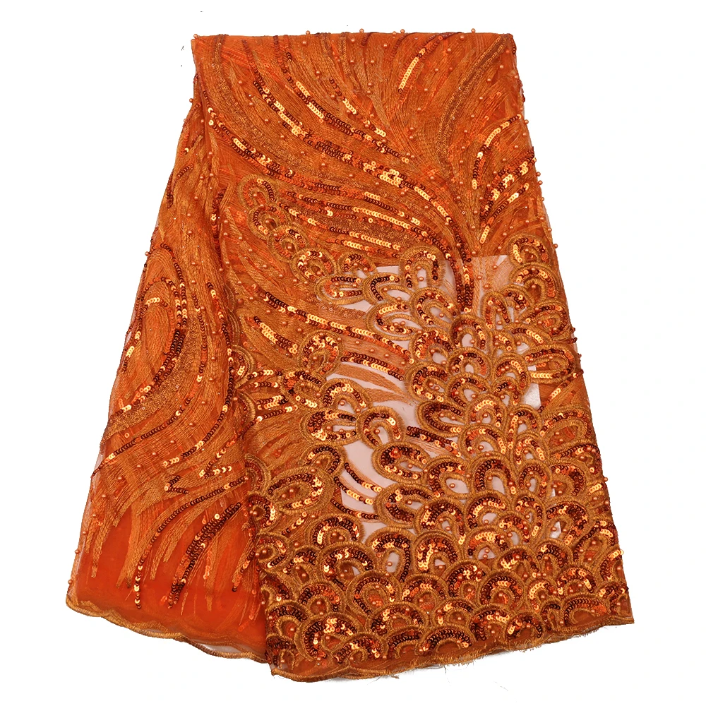 Золотой Новый дизайн 2020 африканская кружевная ткань оптовая продажа французская