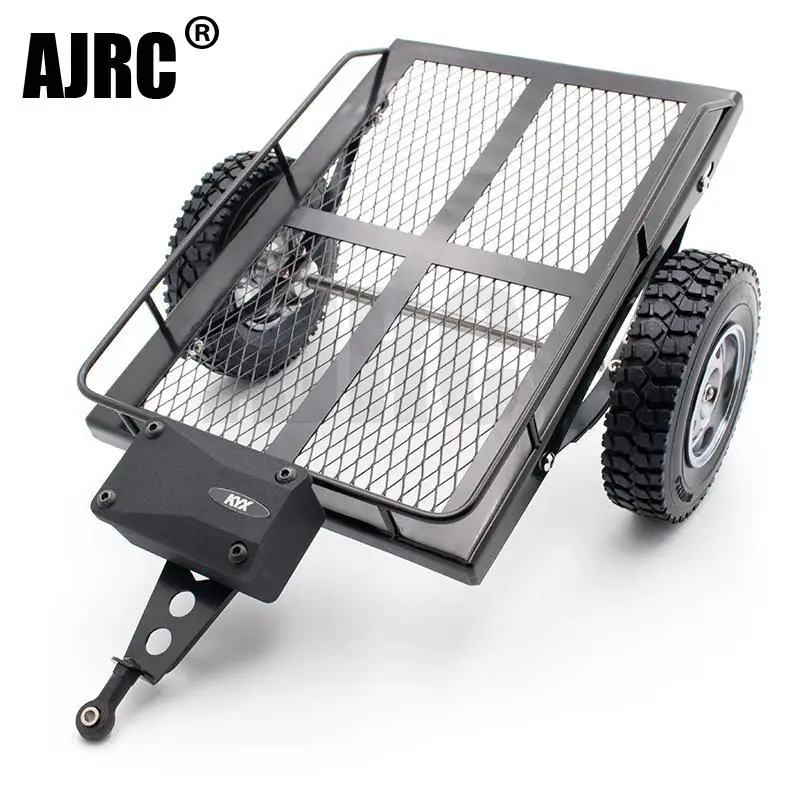 

For Traxxas Trx-4 Trx-6 Axial D90 Scx10ii 90046 1/10 Simulation Remote Control Climbing Car Diy Kit Metal Small Trailer Bucket