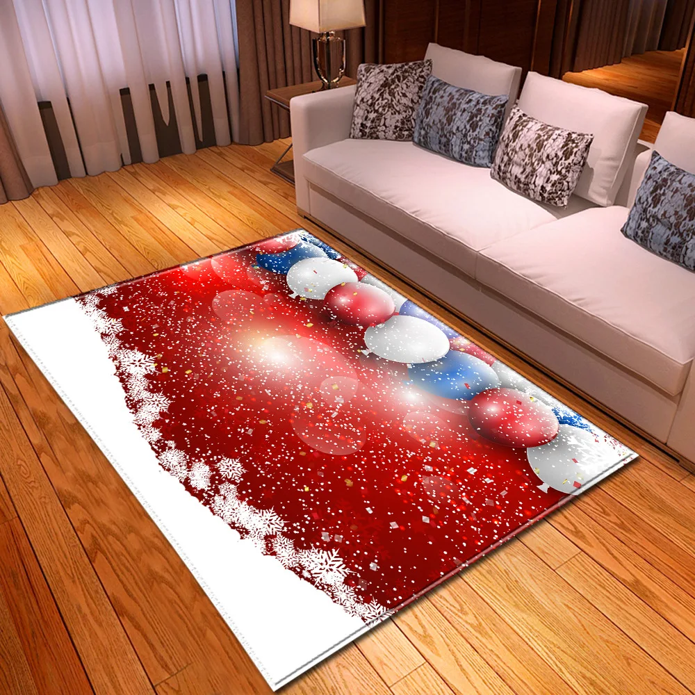 Декоративные ковры для рождественской елки, 3D коврик для камина, рождественские украшения для дома, детские рождественские подарки