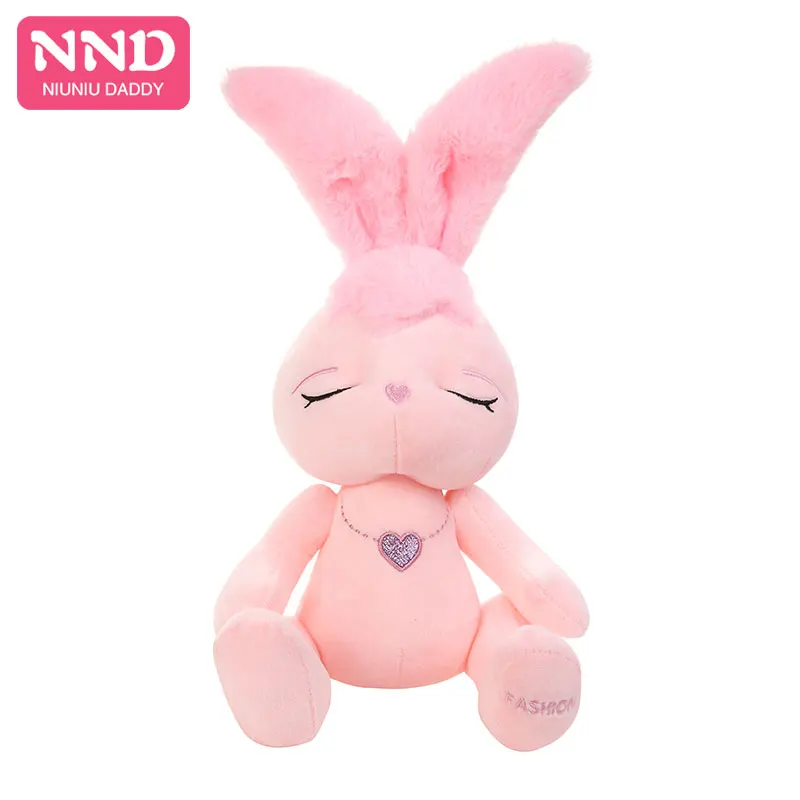 Niuniu Daddy плюшевые игрушки зайчик мягкую Животные Peluches дискеты ухо Kawaii мягкий кролика детские плюшевые куклы для детей подарки на день рождения