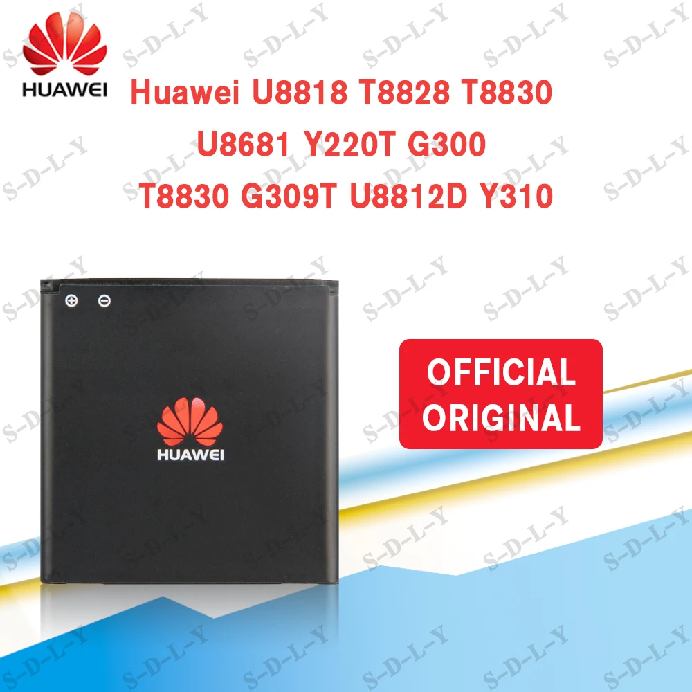 HB5N1H Оригинальный Новый аккумулятор для Huawei Ascend G300 G305T C8812 U8815 U8818 T8828 Y220 Y310 U8825 T8830 G309T