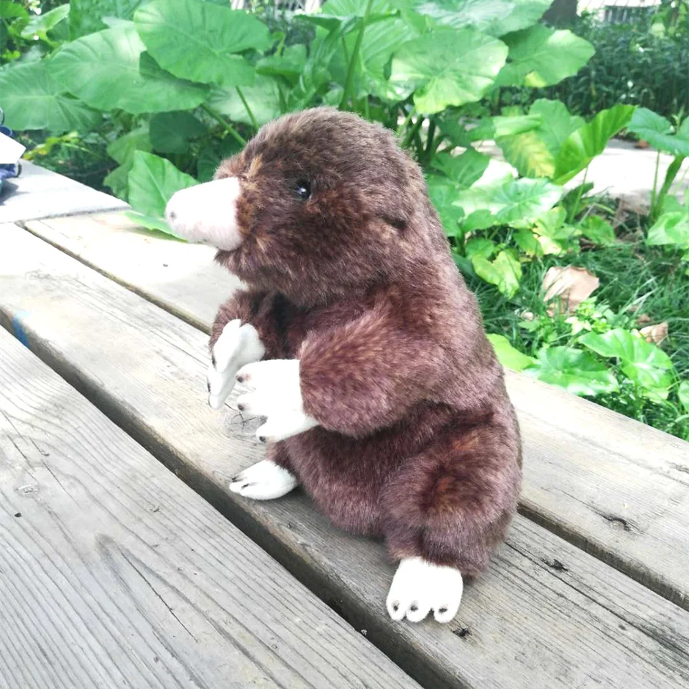 Lifelike Mole plush Toy Children Birthday Gifts soft Dolls stuffed Toys Rare Duckbills Simulation animal model elephant | Игрушки и